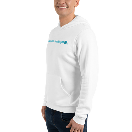Unisex hoodie with Real Estate Matching24 Logo