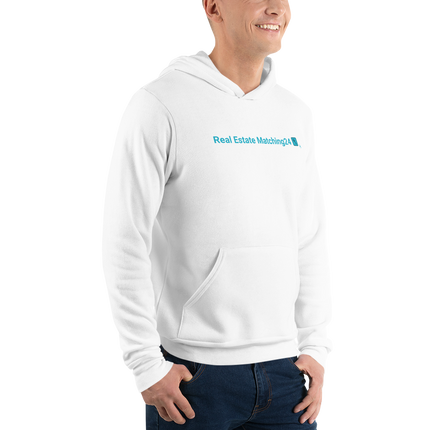 Unisex hoodie with Real Estate Matching24 Logo