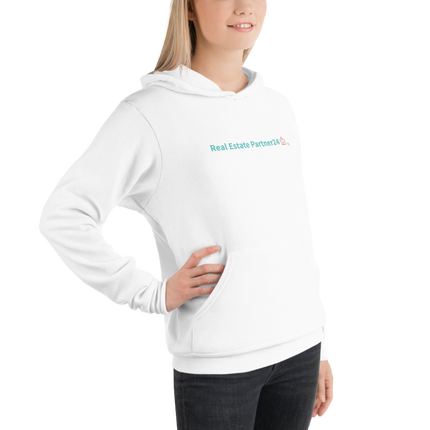 Unisex hoodie with Real Estate Partner24 Logo