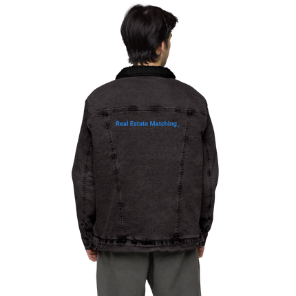 Unisex denim sherpa jacket