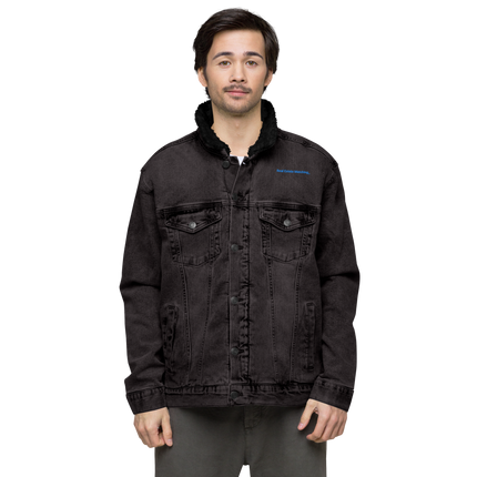 Unisex denim sherpa jacket