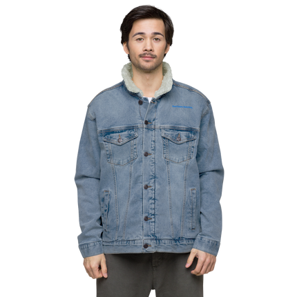 Unisex denim sherpa jacket