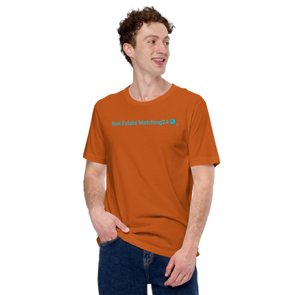 Unisex t-shirt with Real Estate Matching24 Logo