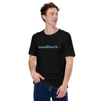 Unisex t-shirt with Groundfloor24 Logo