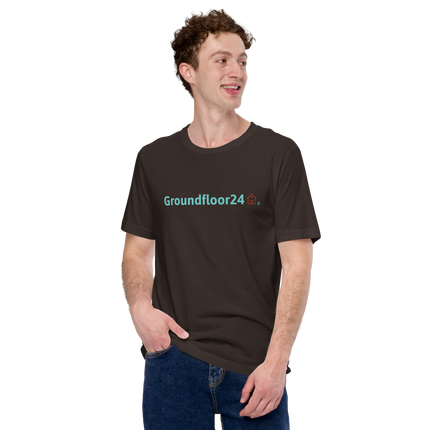 Unisex t-shirt with Groundfloor24 Logo