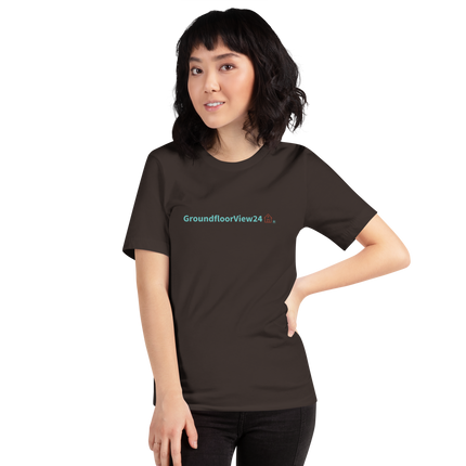 Unisex t-shirt Groundfloorview24 with House