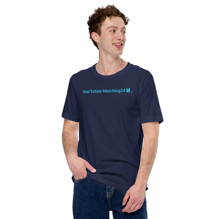 Unisex t-shirt with Real Estate Matching24 Logo