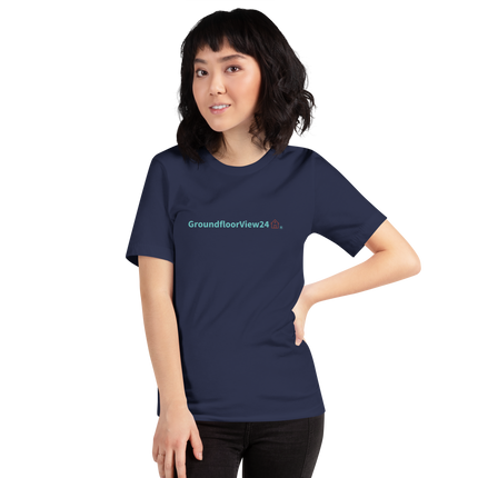 Unisex t-shirt Groundfloorview24 with House