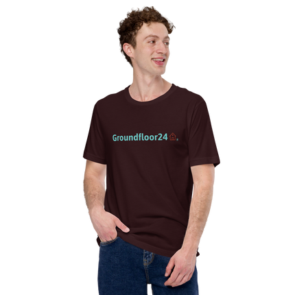 Unisex t-shirt with Groundfloor24 Logo