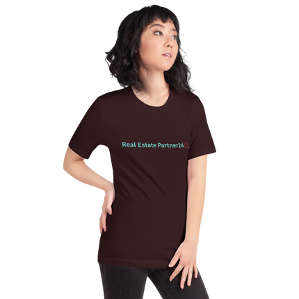 Unisex t-shirt with Real Estate Matching24 Logo
