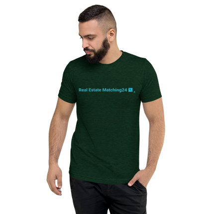 Short sleeve t-shirt with Real Estate Matching24 Logo