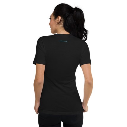 Unisex Short Sleeve V-Neck T-Shirt