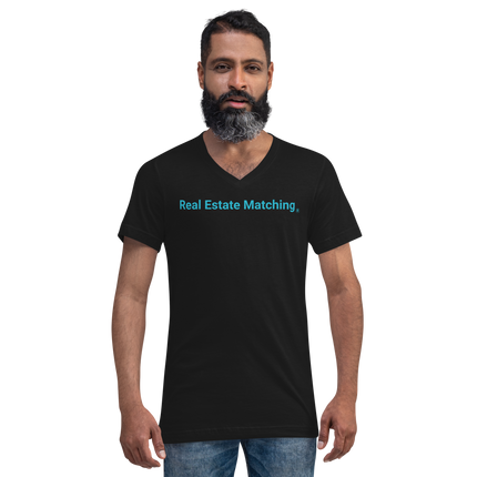 Unisex Short Sleeve V-Neck T-Shirt