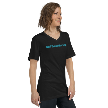 Unisex Short Sleeve V-Neck T-Shirt