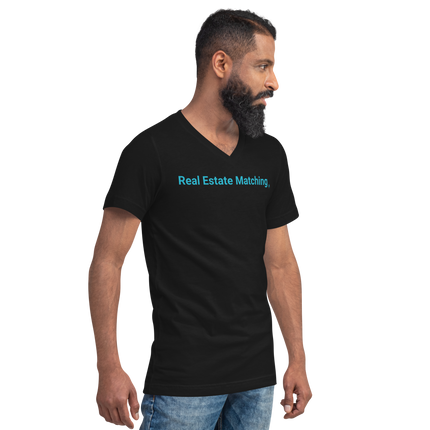 Unisex Short Sleeve V-Neck T-Shirt