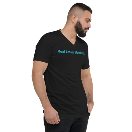 Unisex Short Sleeve V-Neck T-Shirt