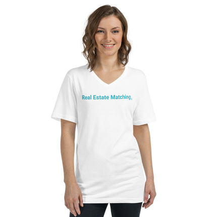 Unisex Short Sleeve V-Neck T-Shirt