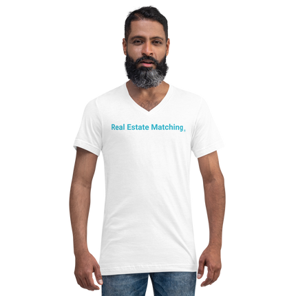 Unisex Short Sleeve V-Neck T-Shirt