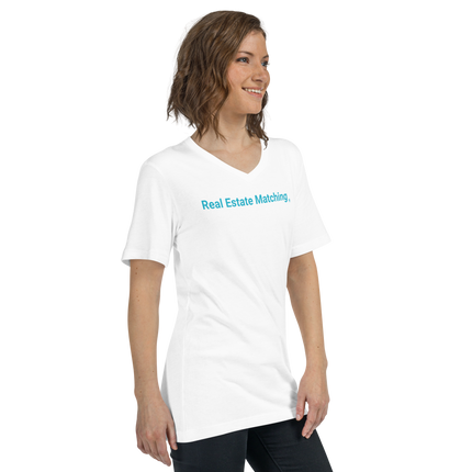 Unisex Short Sleeve V-Neck T-Shirt