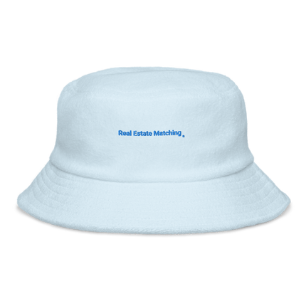 Unstructured terry cloth bucket hat