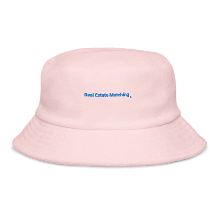 Unstructured terry cloth bucket hat
