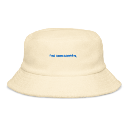 Unstructured terry cloth bucket hat