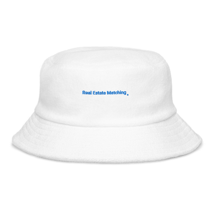 Unstructured terry cloth bucket hat