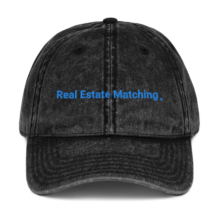 Estonia Vintage Cap Real Estate Matching with 3 Logos