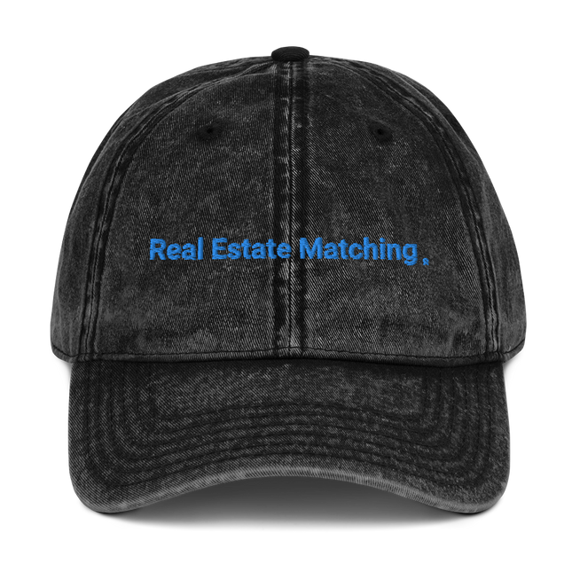 Estonia Vintage Cap Real Estate Matching with 3 Logos