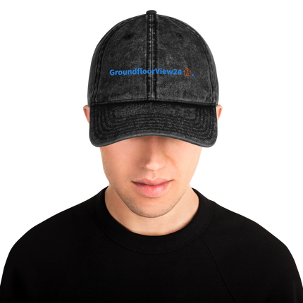 Lithuania Vintage Cap GroundfloorView24 with 3 Logos.