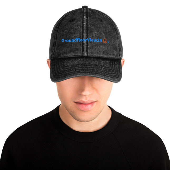 Romania Vintage Cap GroundfloorView24 with 3 Logos.
