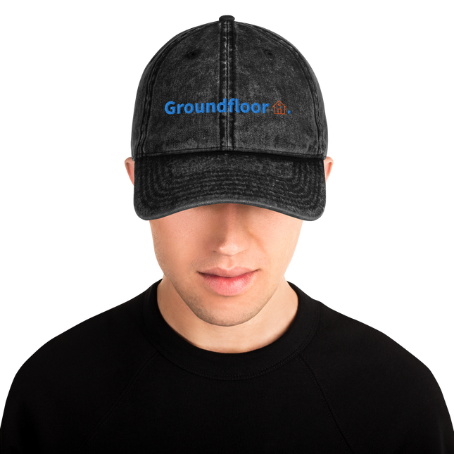 Germany Vintage Cap Groundfloor with 3 Logos.