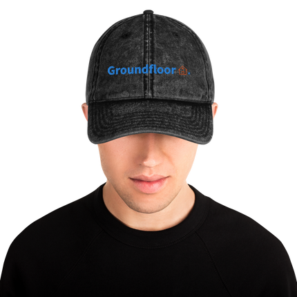 Lithuania Vintage Cap Groundfloor with 3 Logos.