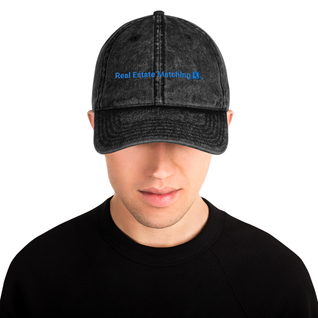 Switzerland Vintage Cap Real Estate Matching with 3 Logos.
