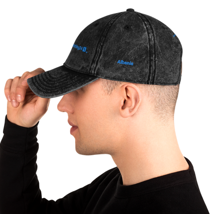 Albania Vintage Cap Real Estate Matching24 with 3 Logos.