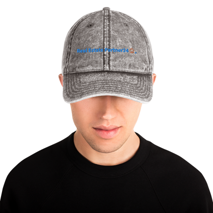 Bulgaria Vintage Cap Real Estate Partner24 with 3 Logos.
