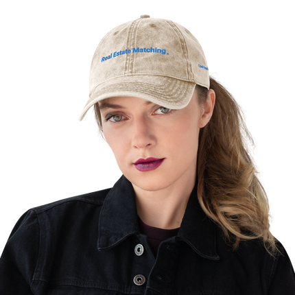 Czech Republic Vintage Cap Real Estate Matching with 3 Logos