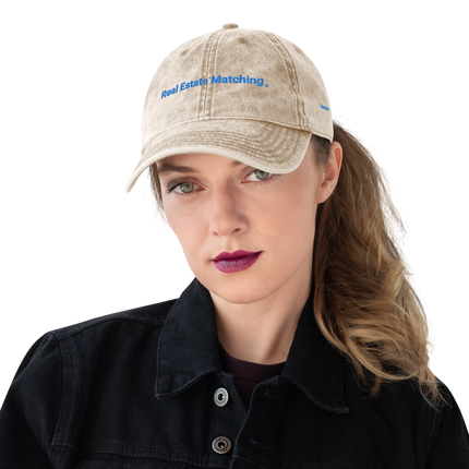Sweden Vintage Cap Real Estate Matching with 3 Logos