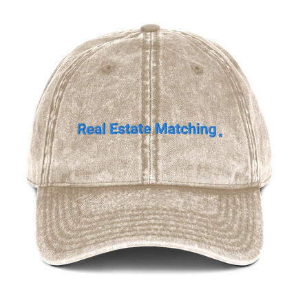 Estonia Vintage Cap Real Estate Matching with 3 Logos