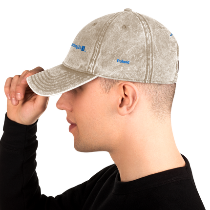 Poland Vintage Cap Real Estate Matching24 with 3 Logos.