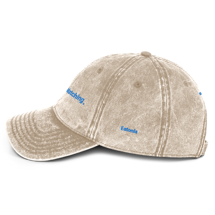 Estonia Vintage Cap Real Estate Matching with 3 Logos