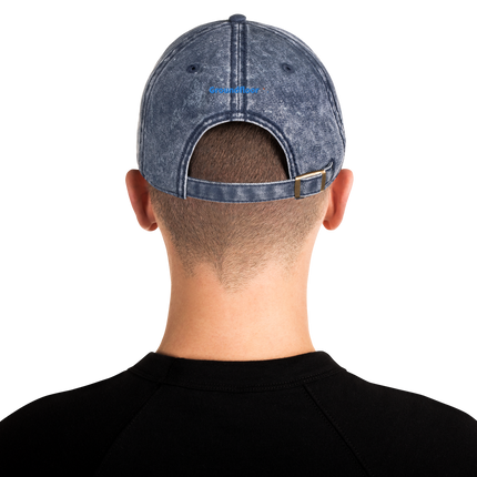 North Macedonia Vintage Cap Groundfloor with 3 Logos.