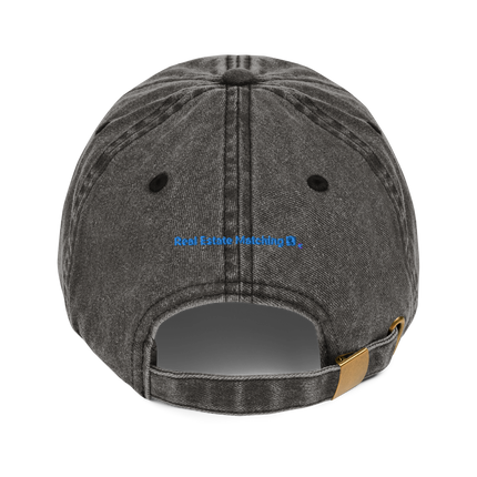 Moldova Vintage Dad Hat Real Estate Matching with 3 Logos.