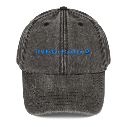 Moldova Vintage Dad Hat Real Estate Matching with 3 Logos.