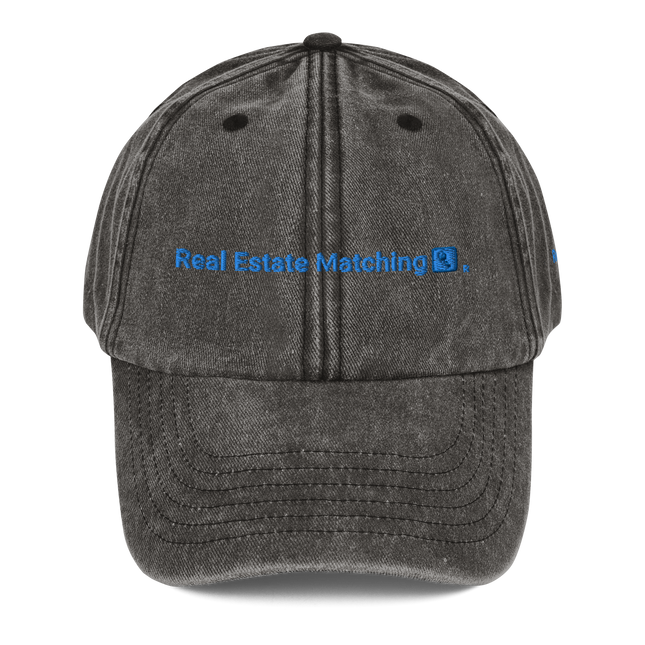 Romania Vintage Dad Hat Real Estate Matching with 3 Logos.