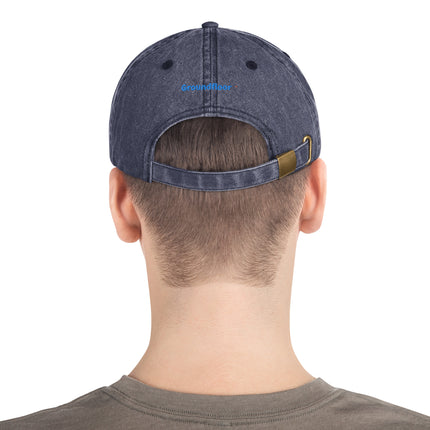 Netherlands Vintage Dad Hat Groundfloor with 3 Logos.