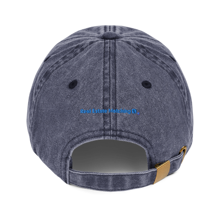 Romania Vintage Dad Hat Real Estate Matching with 3 Logos.