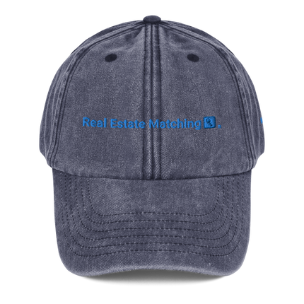 Moldova Vintage Dad Hat Real Estate Matching with 3 Logos.