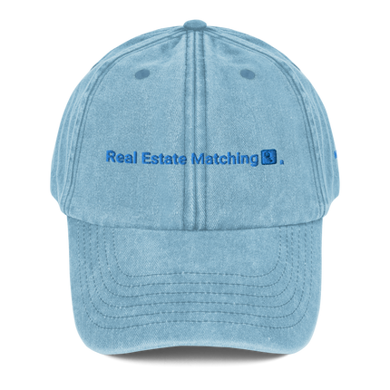 Moldova Vintage Dad Hat Real Estate Matching with 3 Logos.
