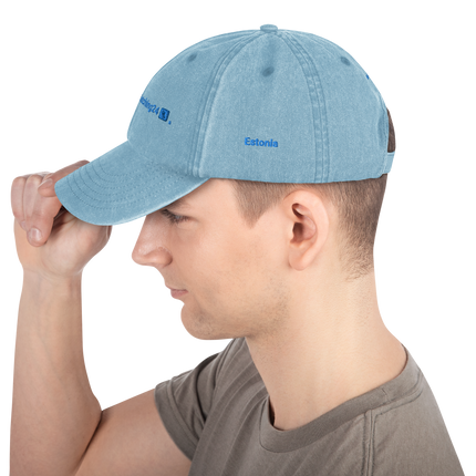 Estonia Vintage Hat Real Estate Matching24 with 3 Logos.